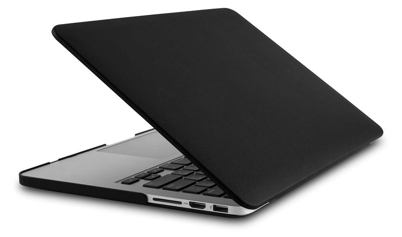 KECC Compatible with MacBook Pro 16 inch Case 2020 2019 Release A2141 with Touch Bar Protective Italian Leather Hard Shell Case, Black Leather - Image 4